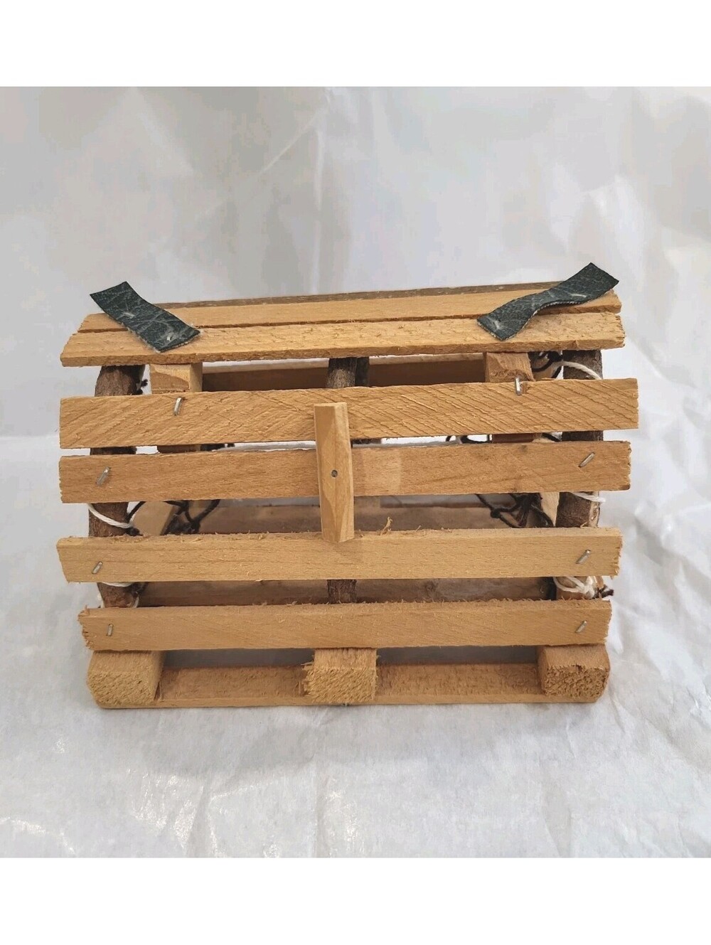 Vintage Rustic Miniature Wood Lobster Trap 13" East Coast Decor. Handcrafted